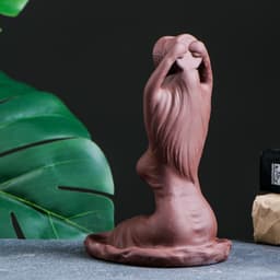 Подставка для благовоний TAKE IT EASY «Омовение Джии», набор благовоний конусы, стелющийся дым, 18×13 см