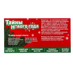 Набор для опытов «Тайны Нового года», зайчик