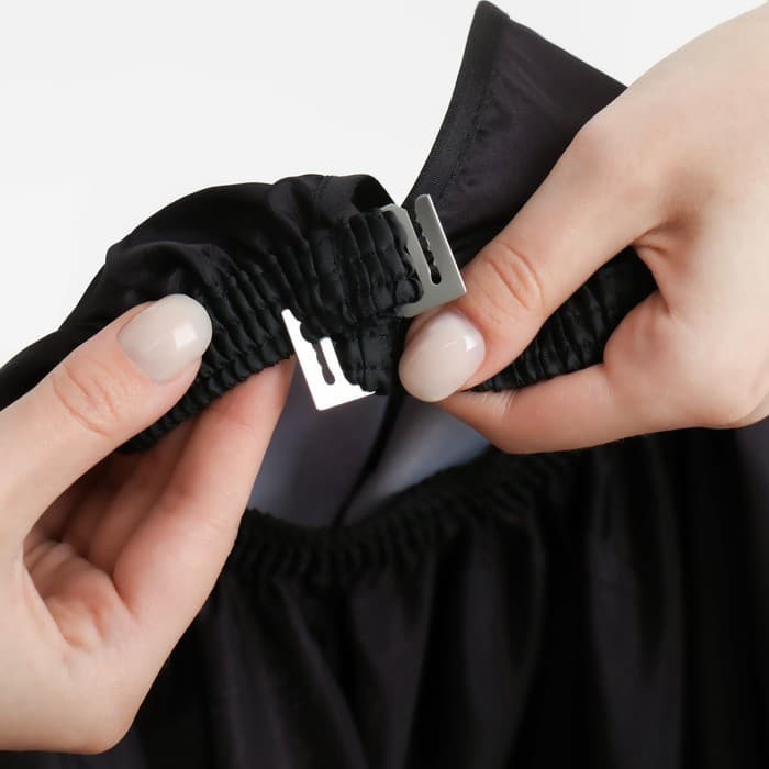 Пеньюар парикмахерский «Жизнь», чёрный