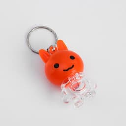 Фонарик брелок для ключей на кольце «Заяц», 3×AG3, МИКС