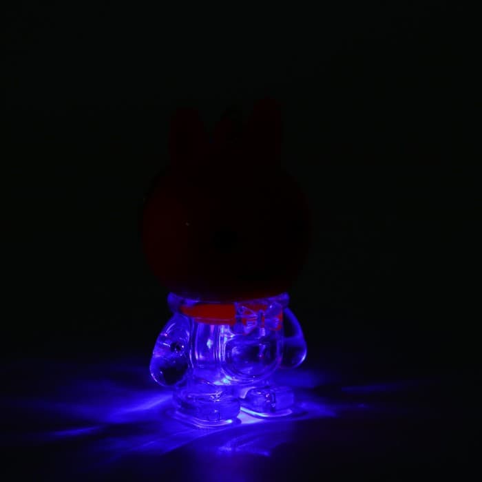 Фонарик брелок для ключей на кольце «Заяц», 3×AG3, МИКС