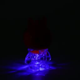 Фонарик брелок для ключей на кольце «Заяц», 3×AG3, МИКС