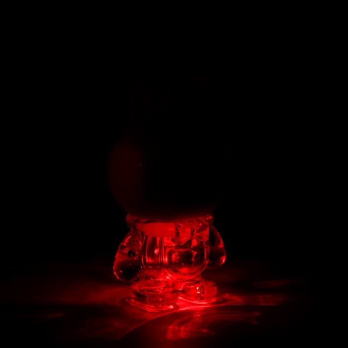 Фонарик брелок для ключей на кольце «Заяц», 3×AG3, МИКС