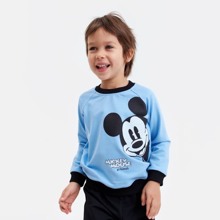 Костюм для мальчика «Микки Маус», свитшот, брюки, DISNEY, 104 см