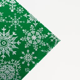 Плёнка упаковочная на Новый год полиграфическая «Снежинки водят хоровод», 100 × 70 см