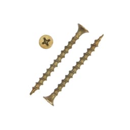 Саморез 3.5×51 ТУНДРА PREMIUM, потай, крупная резьба, шлиц PH, жёлтый цинк, 1 кг