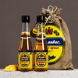 Подарочный набор «Как пивас, только лучше», гель для душа и шампунь для волос пиво 2×250 мл, мыло для рук 70 г, Чистое счастье