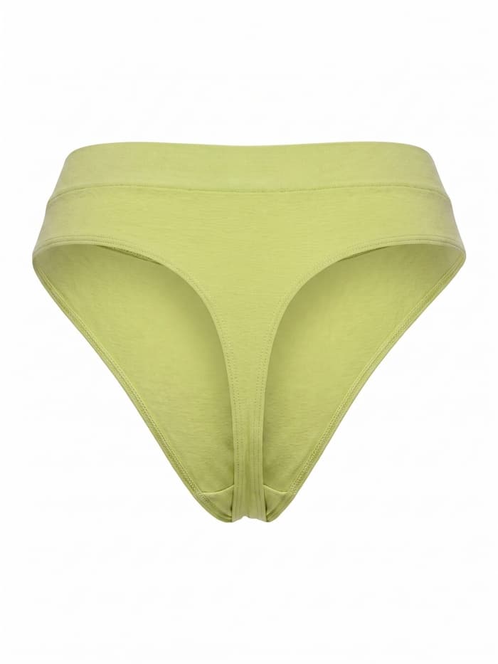 Трусы женские String mini, размер S, нежно-зелёные
