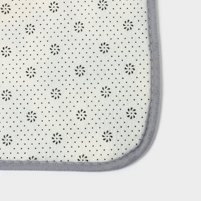 Коврики для ванной и туалета Доляна «Галька», 2 шт., 40×49 см, 50×80 см