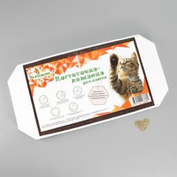 Когтеточка-лежанка «Пижон», 57×28.5×2.5 см, гофрокартон