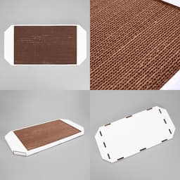 Когтеточка-лежанка «Пижон», 57×28.5×2.5 см, гофрокартон