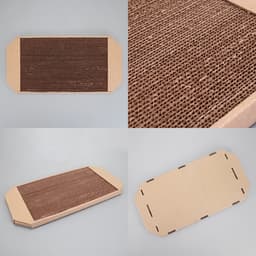 Когтеточка-лежанка для кошек «Пижон» КРАФТ, 57×28.5×2.5 см, гофрокартон