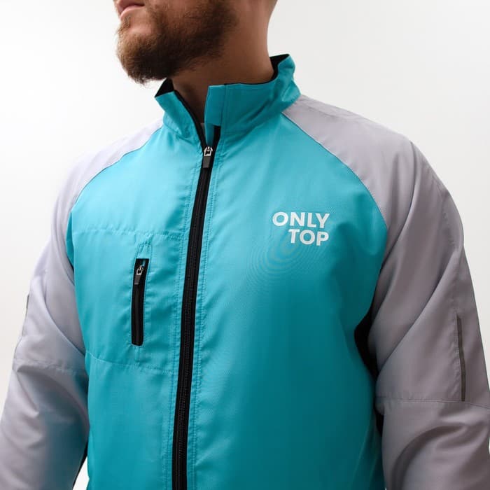Ветровка ONLYTOP, серая, размер 48