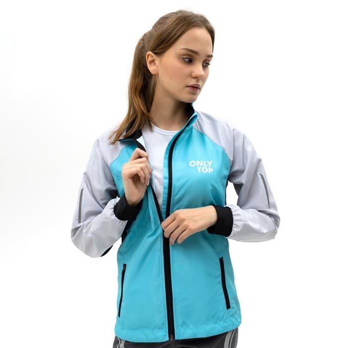 Ветровка ONLYTOP, серая, размер 48