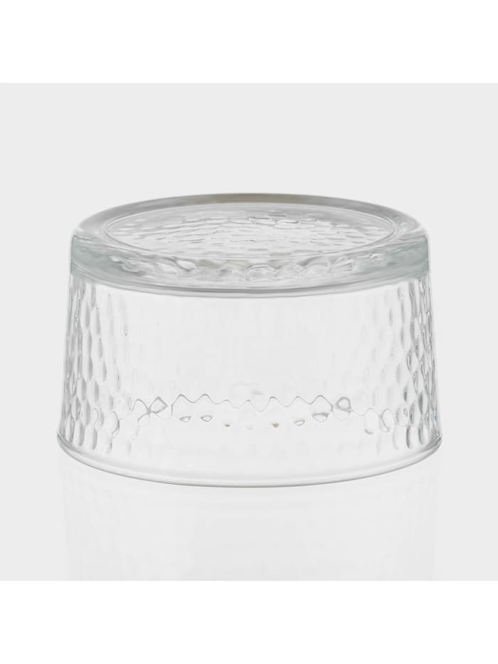 Набор конфетниц «Богема», на подставке 33×9.5×8.5, 3 шт., стекло, цвет металла золотистый