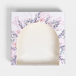 Кондитерская упаковка, коробка с PVC окном, «Цветы», 20 х 20 х 5 см