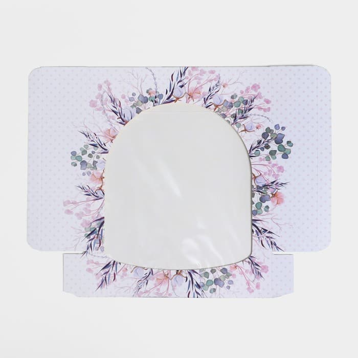 Кондитерская упаковка, коробка с PVC окном, «Цветы», 20 х 20 х 5 см