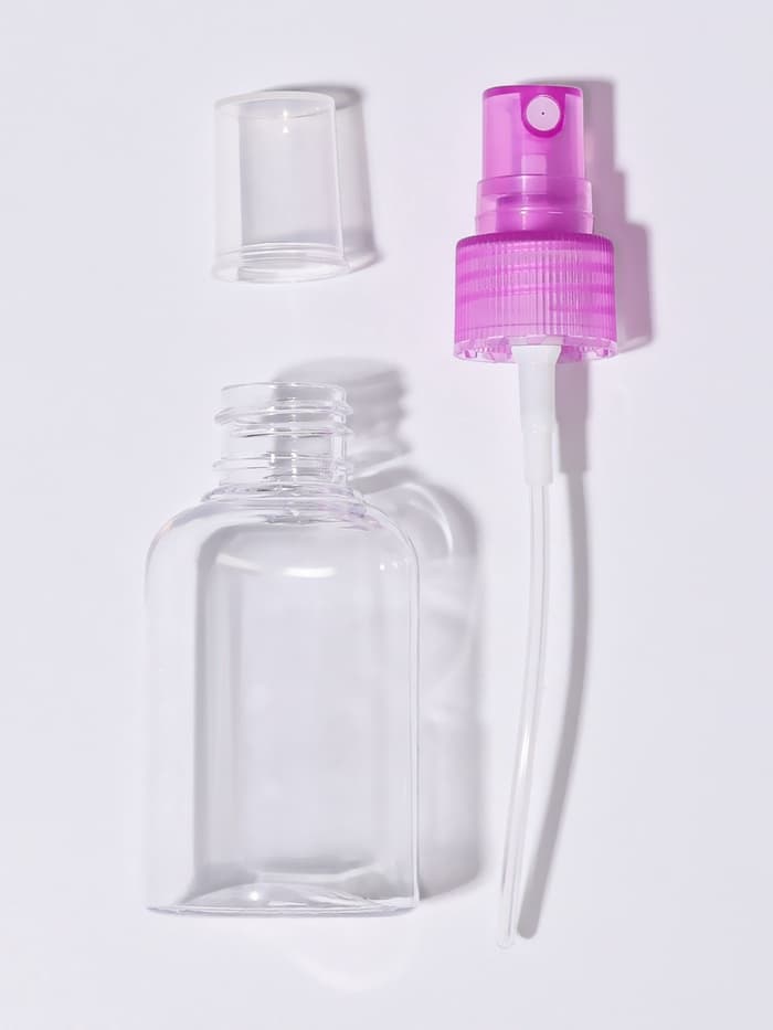 Бутылочка для хранения, с распылителем, 50 мл, МИКС, прозрачная
