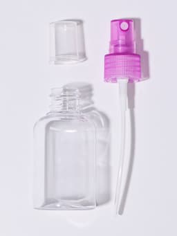 Бутылочка для хранения, с распылителем, 50 мл, МИКС, прозрачная