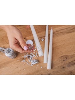 Набор свечей ароматических витых, 1.5×15 см, 2 шт., жасмин