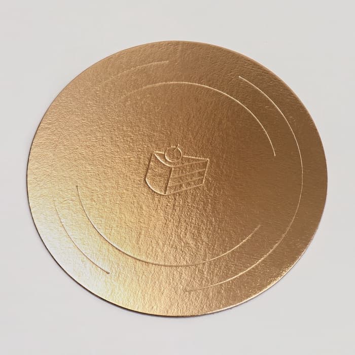 Коробка под торт 2 окна, с ручками, белая, + подложка 2.5 золото - белый, 28×28×20 см