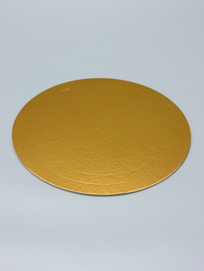 Коробка под торт 2 окна, с ручками, белая, + подложка 2.5 золото - белый, 24×24×20 см