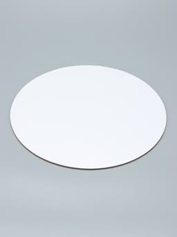 Коробка под торт 2 окна, с ручками, белая, + подложка 2.5 золото - белый, 24×24×20 см