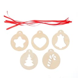 Набор для творчества «Роспись по дереву» 5 шт., с ленточкой