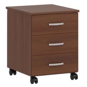 Тумба выкатная «Олимп», 3 ящика, 432×462×565 мм, цвет орех
