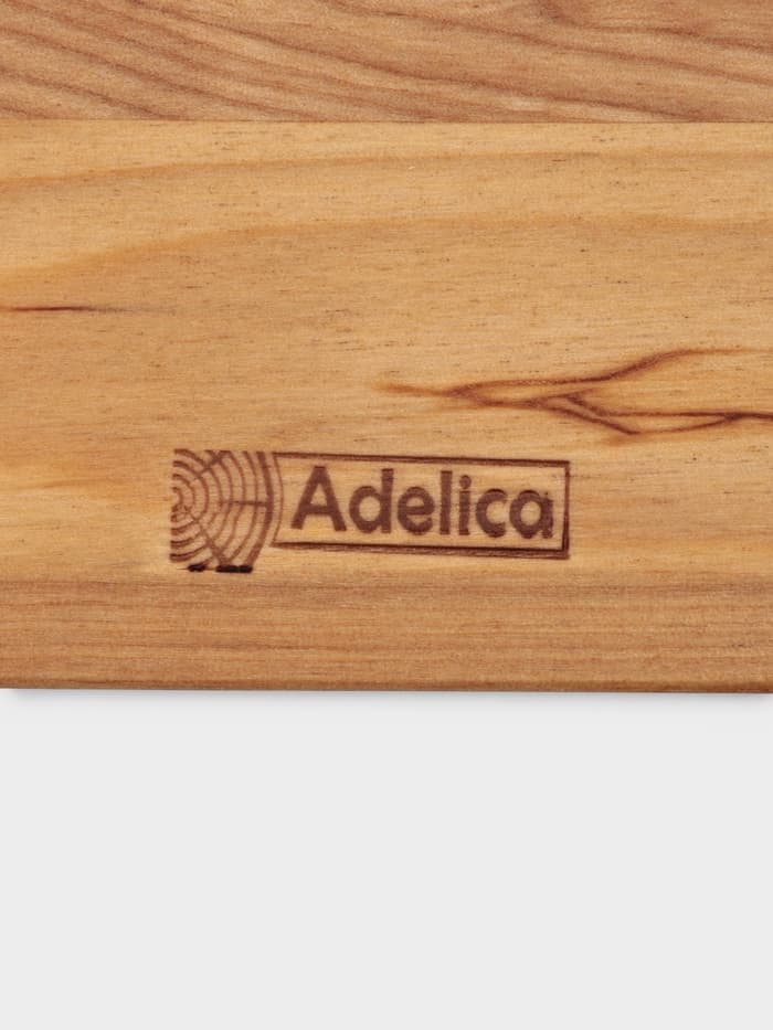 Подарочный набор посуды Adelica «С любовью», столик для вина d=32 см, менажница d=25 см, подсвечник d=8 см, дерево берёза