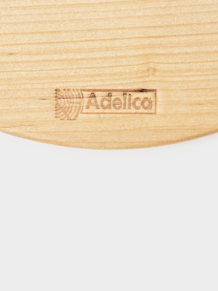 Подарочный набор посуды Adelica «Винный», столик для вина d=32 см, менажница d=25 см, подсвечник d=8 см, дерево берёза