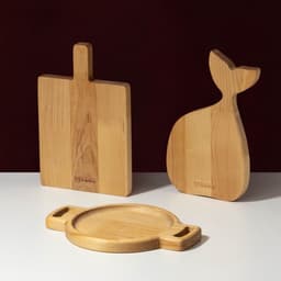 Подарочный набор посуды Adelica, 3 предмета: доски разделочные, для подачи, дерево берёза