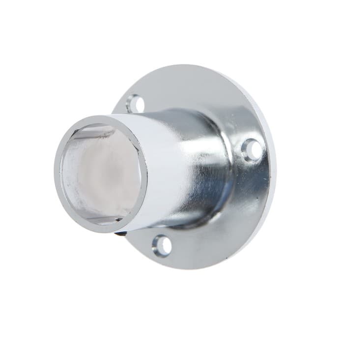 Штангодержатель d=25 мм с фикс. высокий, R=11H хром