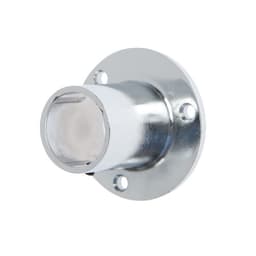 Штангодержатель d=25 мм с фикс. высокий, R=11H хром