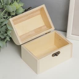 Шкатулка для росписи дерево «Сундучки», 2 шт., для творчества, декора