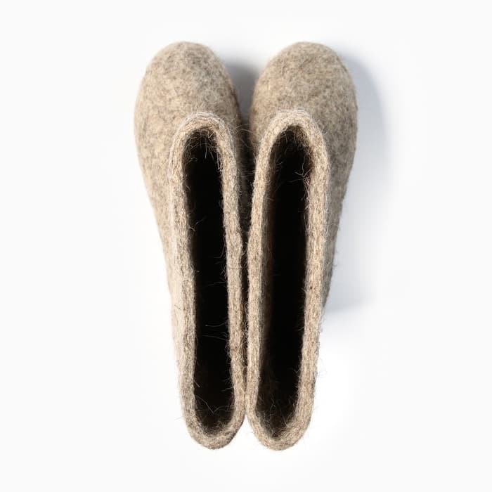 Валенки детские, размер 33, бежевые