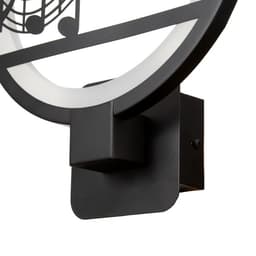 Бра 3101782497/1, LED, 15 Вт, 4000К, чёрное, 24×24×30 см