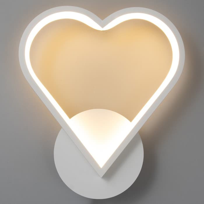 Бра 2524/1WT, LED, 12 Вт, 4000К, белое, 23×25 см