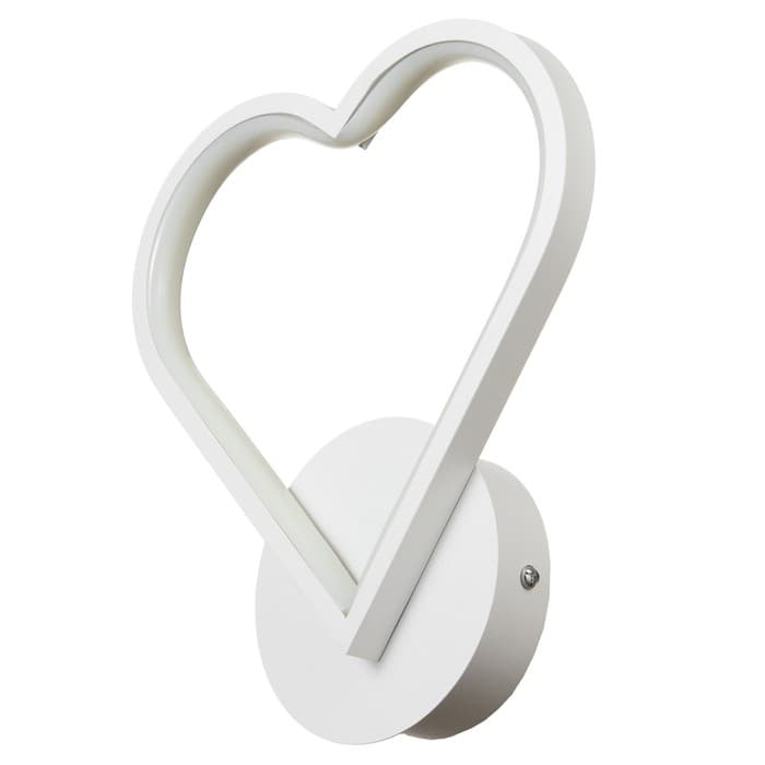 Бра 2524/1WT, LED, 12 Вт, 4000К, белое, 23×25 см