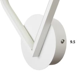 Бра 2524/1WT, LED, 12 Вт, 4000К, белое, 23×25 см