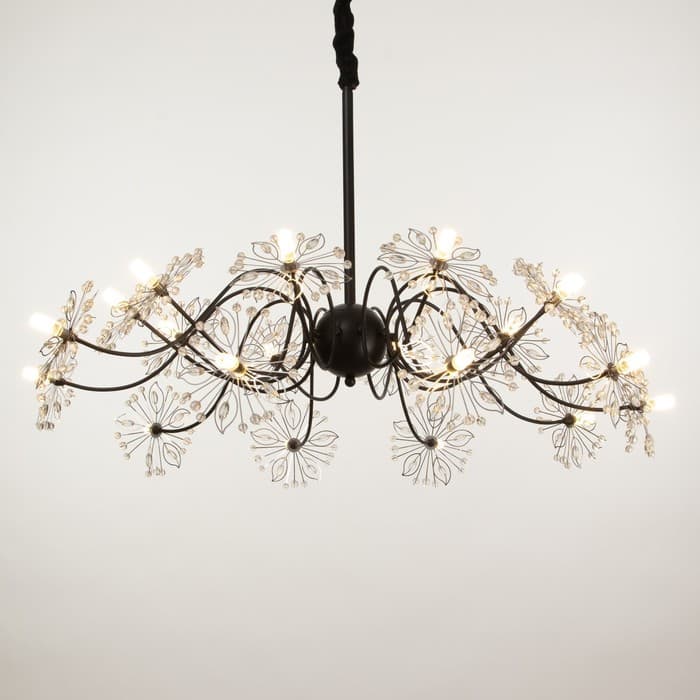 Люстра 1176/20 G4 20 Вт черный 80×800×40 см BayerLux