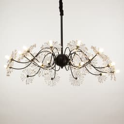 Люстра 1176/20 G4 20 Вт черный 80×800×40 см BayerLux