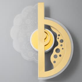 Бра «Селдо 1» LED 20 Вт 4000К золото 25×20×3.5 см