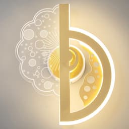 Бра «Селдо 1» LED 20 Вт 4000К золото 25×20×3.5 см