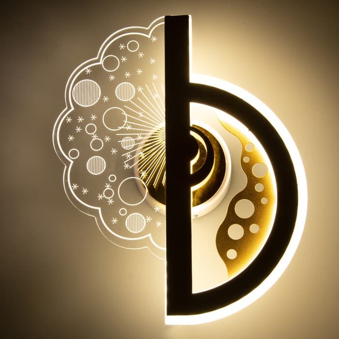 Бра «Селдо 1» LED 20 Вт 4000К золото 25×20×3.5 см