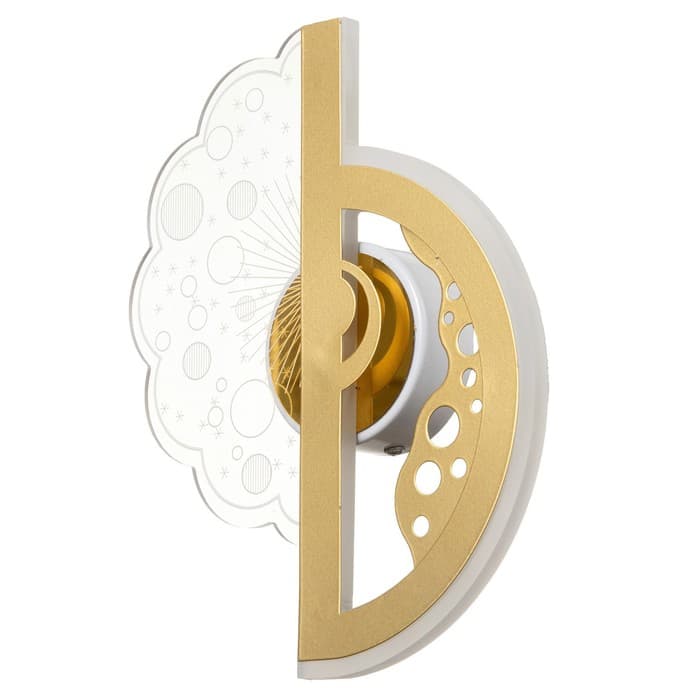 Бра «Селдо 1» LED 20 Вт 4000К золото 25×20×3.5 см