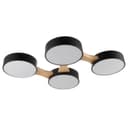 Люстра «Пиатти» 4 LED 96 Вт 3000-6000К черный 65×48×5 см BayerLux