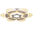 Люстра с ПДУ «Косм BayerLuxо» 7хLED 60 Вт белый 55×55×10 см BayerLux