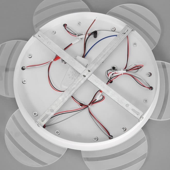 Люстра с ПДУ «Косм BayerLuxо» 7хLED 60 Вт белый 55×55×10 см BayerLux