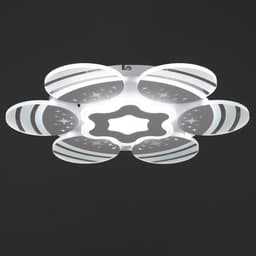 Люстра с ПДУ «Косм BayerLuxо» 7хLED 60 Вт белый 55×55×10 см BayerLux